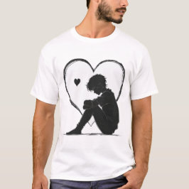 De enige die verliefd is in mijn wereld t-shirt