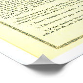 De enige echte brief van Jezus Christus Poster (Hoek)