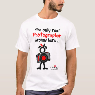 De enige echte fotograaf hier... t-shirt