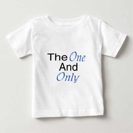 De enige en enige (blauw) (Voorkant)