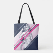 De enige en enige vrouwelijke redebeelden tote bag (Achterkant)