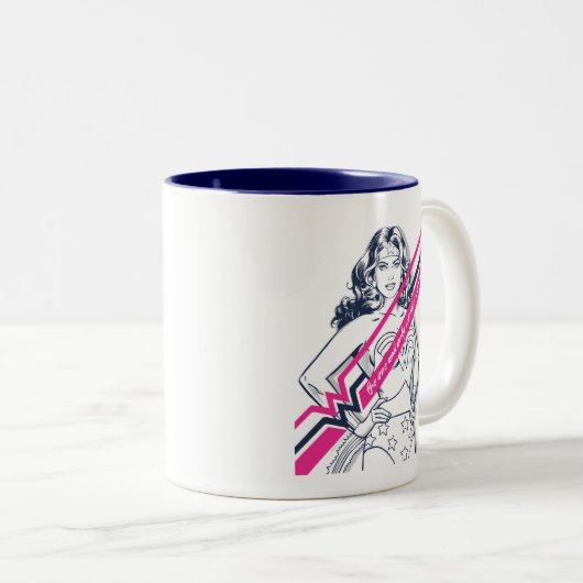 De enige en enige vrouwelijke redebeelden tweekleurige koffiemok (Voorkant rechts)