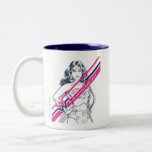 De enige en enige vrouwelijke redebeelden tweekleurige koffiemok (Links)