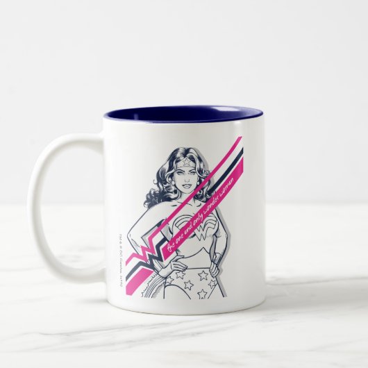 De enige en enige vrouwelijke redebeelden tweekleurige koffiemok (Links)