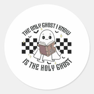 De enige gastheer die ik ken is de Heilige Ghost F Ronde Sticker