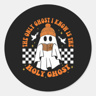 De enige gastheer die ik ken is de Heilige Ghost H Ronde Sticker
