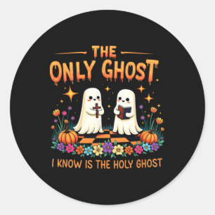 De enige geest die ik ken is de Heilige Geest Jezu Ronde Sticker