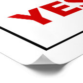 De enige gemakkelijke dag was gisteren citaat poster (Hoek)