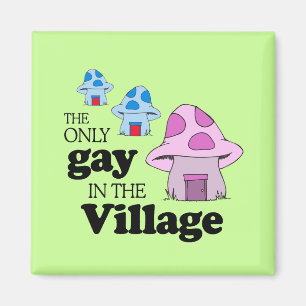 De enige homo in het dorp magneet