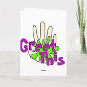 De enige Kaart van de Dag van de Voorlichting (Achterkant)