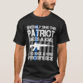 De enige keer dat deze patriot een knie krijgt t-shirt (Voorkant)