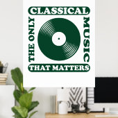 De enige klassieke muziek poster (Thuiskantoor)