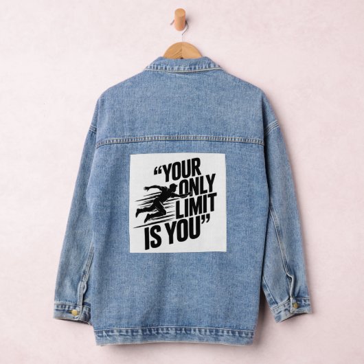 De enige limiet die jij hebt, ben jij denim jacket (Hangar)