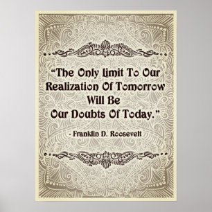 De enige limiet - positieve prijsopgaven poster