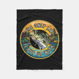 De enige lip die ik heb verdragen is Vissende nieu Fleece Deken