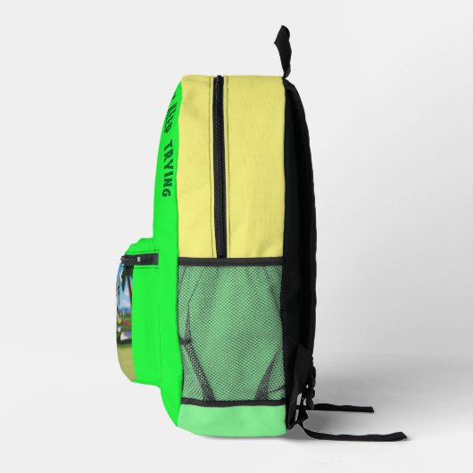 De enige manier om.. bedrukte rugzak (Rechts)