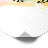 De enige manier om goed te werken Poster (Hoek)