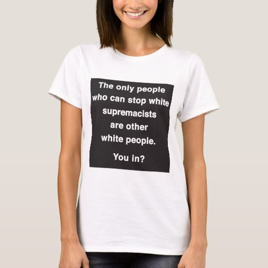 De enige mensen t-shirt (Voorkant)