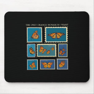 De Enige Oranje Monarch Vlinder Postzegel Die Ik W Muismat