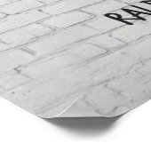 De enige persoon die je voorbestemd bent om Inspir Poster (Hoek)