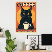 De enige reden waarom ik niet dutje poster (Thuiskantoor)