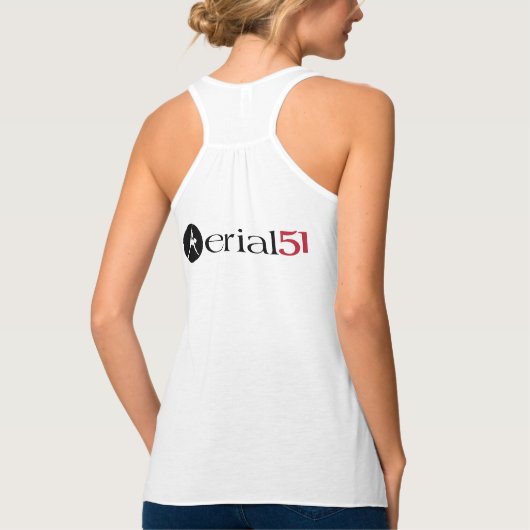 De enige Ring die ik nodig heb - Witte Tanktop (Achterkant)