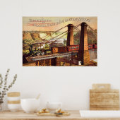 De enige route via Niagara-Herfsten Poster (Keuken)