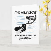 De enige sport zonder half keer - de zwemmer kaart (Gele Bloem)