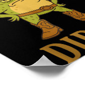De enige squat die ik doe is Diddly Cowboy Frog Me Poster (Hoek)