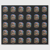 De enige squat die ik doe is Diddly Squat Capybara Cadeaupapier (Vlak)
