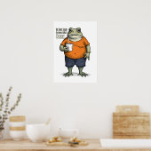 De enige squat die ik vandaag doe is Diddly Funny Poster (Keuken)