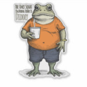 De enige squat die ik vandaag doe is Diddly Funny Sticker (Voorkant)