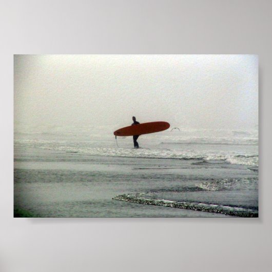 De enige surfer poster (Voorkant)