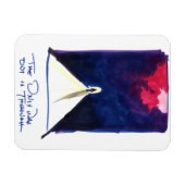 De enige uitweg is door magneet (Horizontaal)