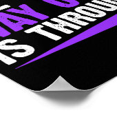 De enige uitweg is via eindverslaving poster (Hoek)