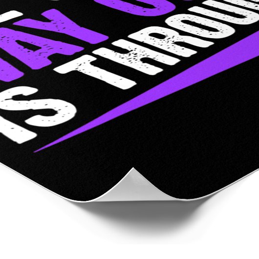 De enige uitweg is via eindverslaving poster (Hoek)