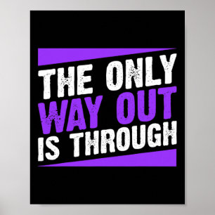 De enige uitweg is via eindverslaving poster