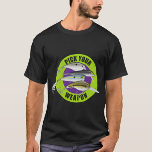 De enige vissen die gevangen worden zijn degenen d t-shirt