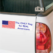 De enige vlag bumpersticker (Op Truck)