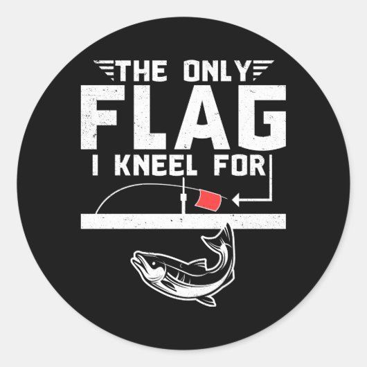 De enige vlag die ik ken ronde sticker (Voorkant)