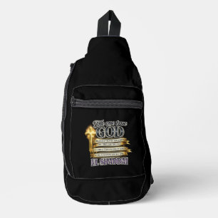 De enige ware GOD- EL SHADDAI - Christelijk Sling Bag