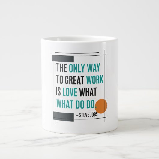 De enige weg grote koffiekop (Voorkant)