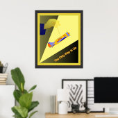 De enige weg is omhoog poster (Thuiskantoor)