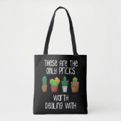 De enige wrijving die de schamele cactus aangaat tote bag (Voorkant)