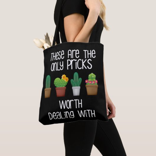 De enige wrijving die de schamele cactus aangaat tote bag (Dichtbij)
