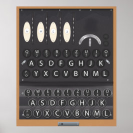 De Enigma-machine Poster