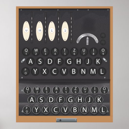 De Enigma-machine Poster (Voorkant)