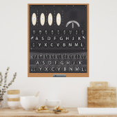 De Enigma-machine Poster (Keuken)