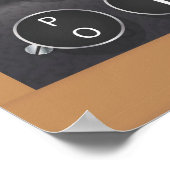 De Enigma-machine Poster (Hoek)