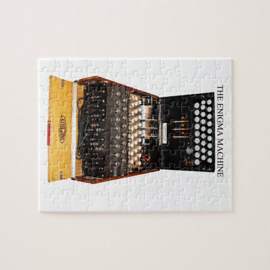 De enigmamachine,  militaire overseinen legpuzzel (Horizontaal)